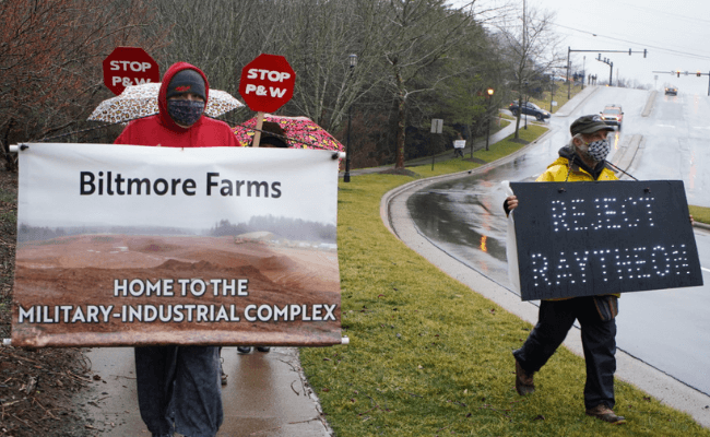Image of Protest against Raytheon