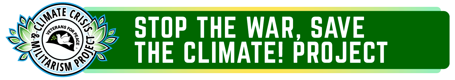 Stop the war save the climate project