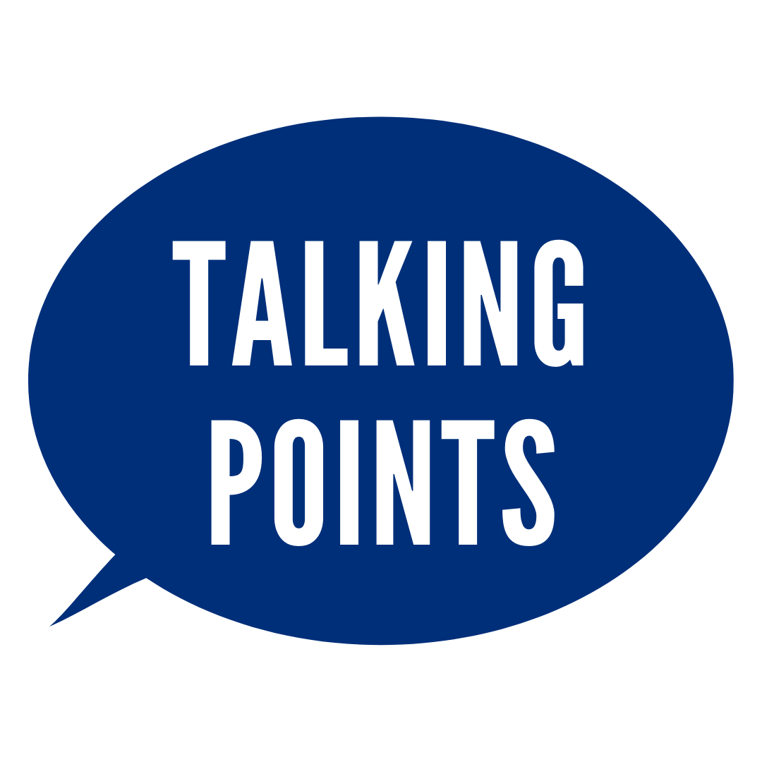 Click to check out these great Talking Points!   