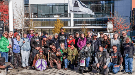 Group at Portland Armistice Celebration