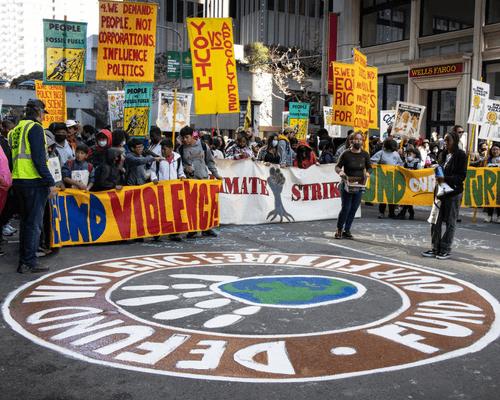 Image of action in San Francisco