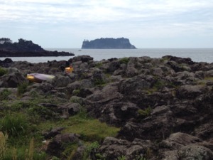 Photo by Ann Wright.  Only section of Gurombi rocks left.