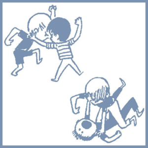 Image of two boys fighting