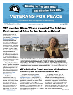 Image of front of newsletter